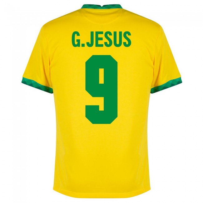 Brésil domicile maillot G. Jesus